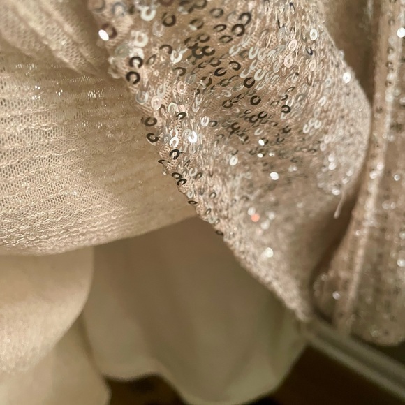 Barton ❤️ Sequins Belissa A-Line Wrap Mini Dress - Picture 9 of 12